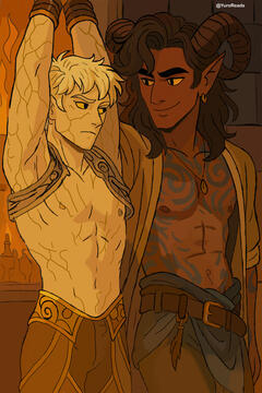 flint fanart aots coloured